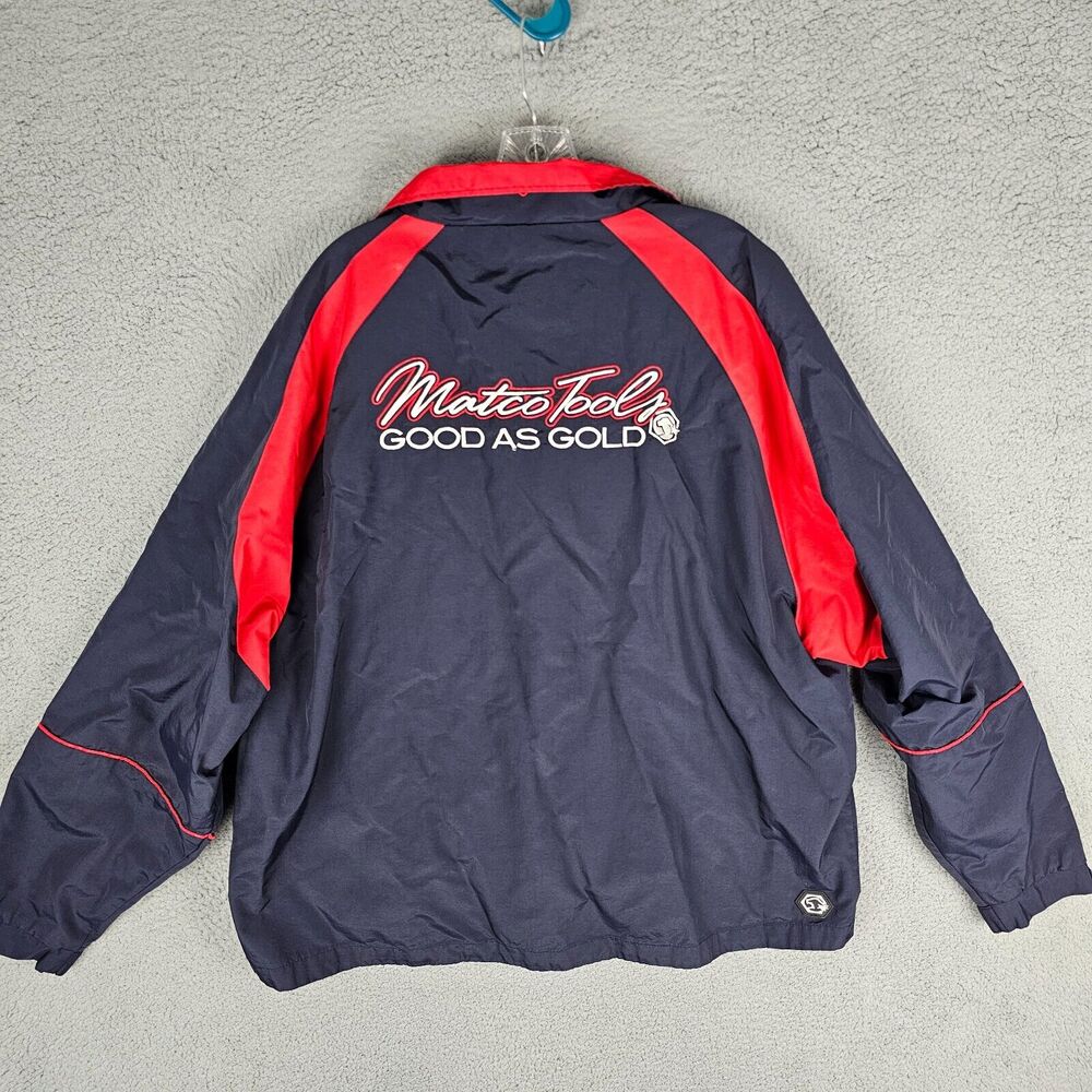 Matco Tools ‘Good as Gold’ Zip‎ Up Wind Breaker Jacket Size XL Embroidered